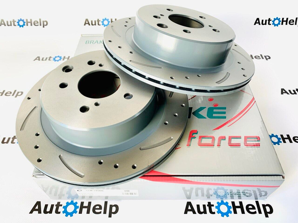 Диск тормозной перфорированный G-Brake GFR-02291L задний левый 297mm