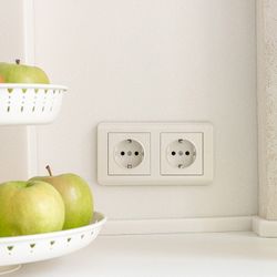 Розетка с заземлением, без рамки Werkel перламутровый рифленый W1171013