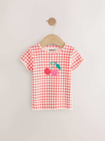 Футболка для девочки Next E65-353, 5 шт., Розовый, Белый, Желтый