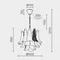 Подвесная люстра MODELUX premium ML.6777.7P GD