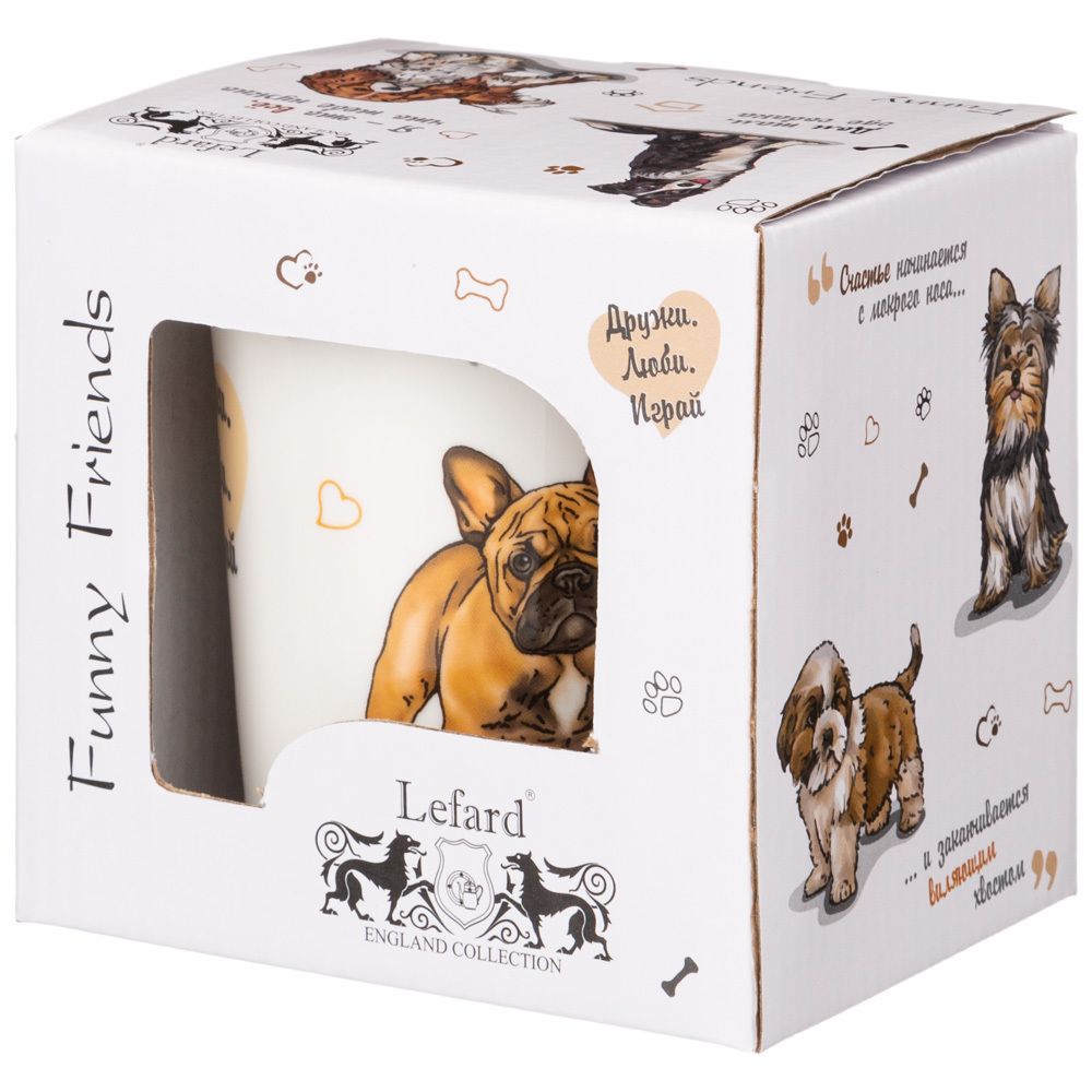 КРУЖКА LEFARD "ПИТОМЦЫ" 420 МЛ (КОР=36ШТ.)