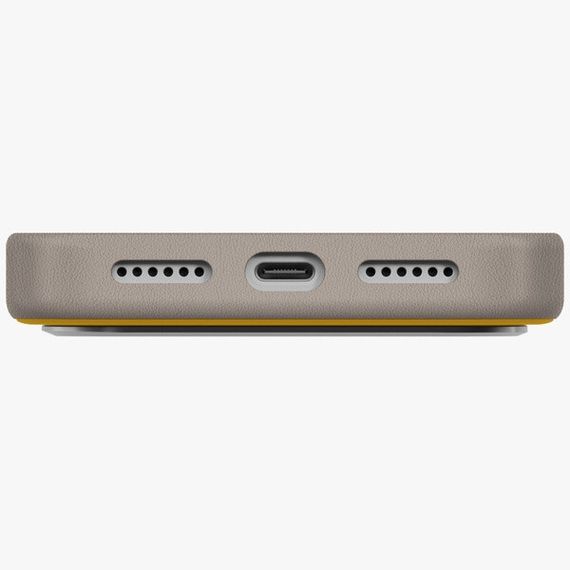 Чехол Uniq Lyden DS MagSafe для iPhone 17 Pro Max Canary Yellow/Flint Grey (IP6.9P(2025)-LDSCYELFGRY)