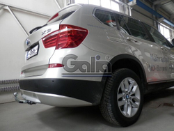 Фаркоп оцинкованный Galia B019C для BMW X3 2010-2017, X4 2014-2018(паспорт и сертификат в комплекте)(без электрики)