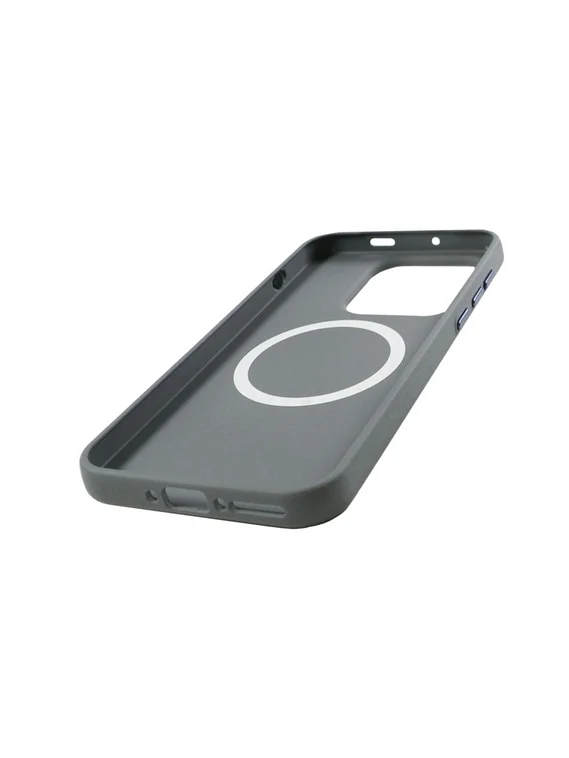 Чехол для OnePlus 15 с MagSafe Серый (Grey) с текстурой песчаника