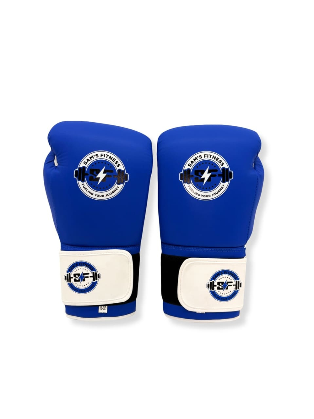 Перчатки для бокса синие Sam's Fitness