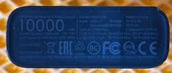 Внешний аккумулятор Xiaomi Mi Power Bank 3 Ultra Compact, 10000мA