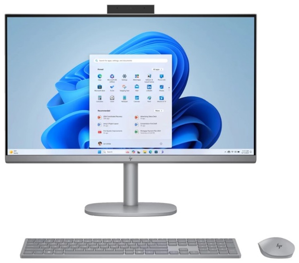 Моноблок HP OmniStudio X 27-cs1006ci CD9N9EA серебристый