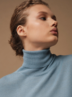 J0215 Джемпер женский, голубой dbr