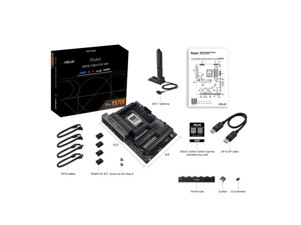 Материнская плата Asus Proart X870e-Creator Wifi, Socket AM5, AMD X870E, ATX, RTL [90MB1IG0-M0EAY0]