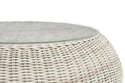 "Барселона" журнальный столик из искусственного ротанга, цвет бежевый