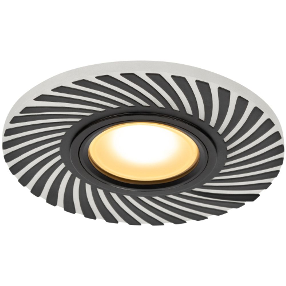 DK LD32 BK /1 Светильник ЭРА декор cо светодиодной подсветкой MR16, 220V, max 11W, черный | Встраиваемые LED светильники