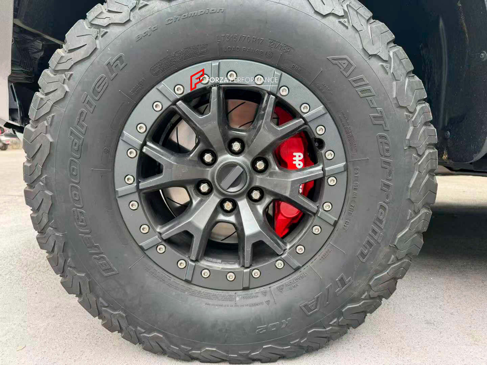 ПЕРЕДНЯЯ УСИЛЕННАЯ ТОРМОЗНАЯ СИСТЕМА под заводские R17 диски ДЛЯ FORD F-150 RAPTOR P552 2018-2020 Форд Раптор