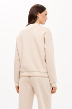 1946 Толстовка женская (светло-бежевый)