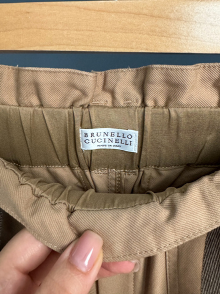 Хлопковые брюки Brunello Cucinelli, 152