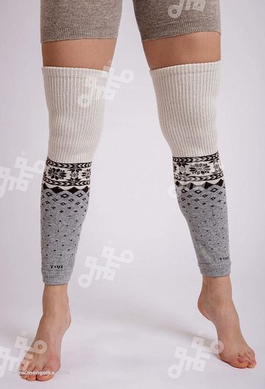 Гетры из монгольской шерсти