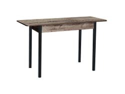 Нью йорк стол обеденный раздвижной / велингтон/черный 900*600 (1200)