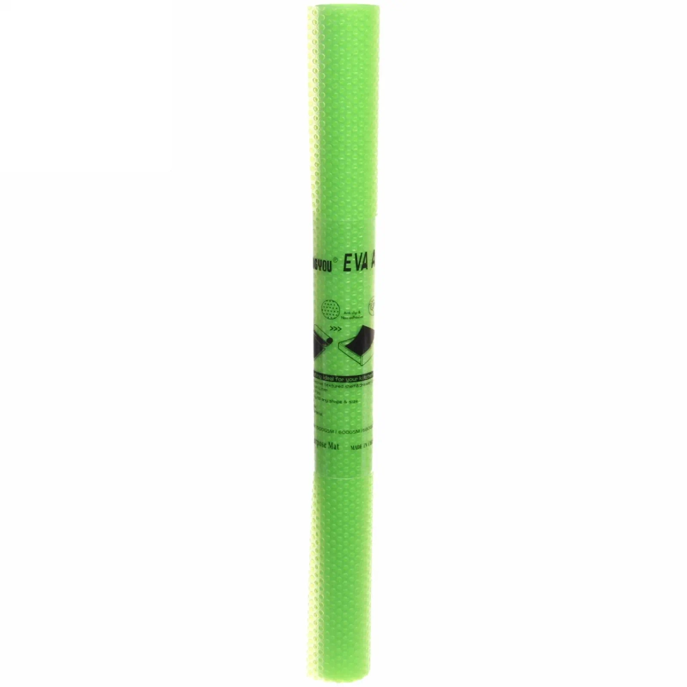 Коврик для кухонных ящиков в рулоне 45*90см «Бусинка» ярко-зеленый