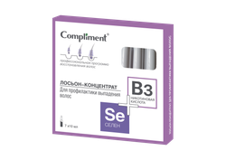 Compliment СЕЛЕН+ НИКОТИНОВАЯ КИСЛОТА Лосьон-концентрат для профилактики выпадения волос, 7х10мл