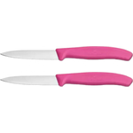 Набор Victorinox кухонный, 2 предмета, лезвие прямое, розовый