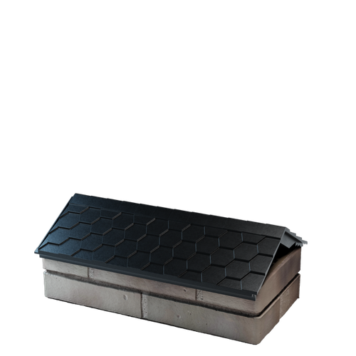 Парапет полимеркомпозитный Everest 250*510 (1 кирпич) черный