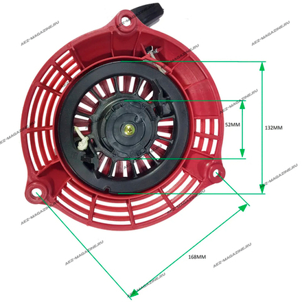 Ручной стартер для бензиновых двигателей Honda GCV-160, GCV-135 (аналог 28400-ZM0-633ZA)