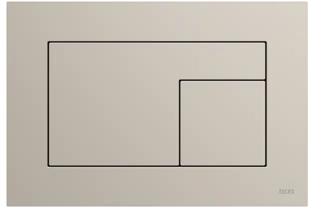 Панель смыва TECEvelvet для системы двойного смыва, цвет серовато-бежевый