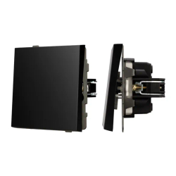 Механизм выключателя одноклавишный проходной SWT-TENDO-MKP1-PL-BK (230V, 10A) (Arlight, -) 054041