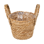 Кашпо плетеное "Сафари" с ручками, Д175 Ш175 В160, натуральный Lishan-07 S