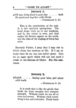 "Come ye apart", daily exercises in prayer and devotion | Jowett John Henry