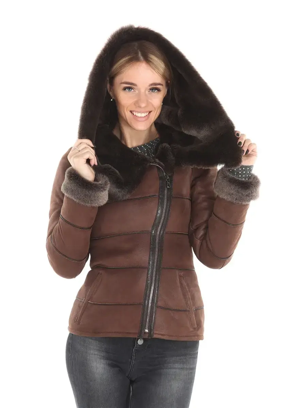 Женская дубленка/натуральная/Турция