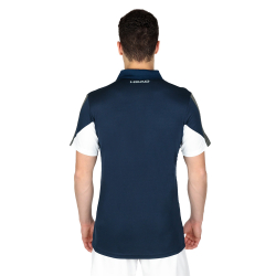 Поло мужское HEAD Club 22 Tech Polo 811421-DB-L, размер L, темно-синый