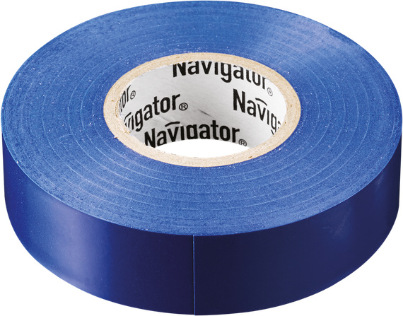 Изолента Navigator 0,13*15*10 синяя 21652