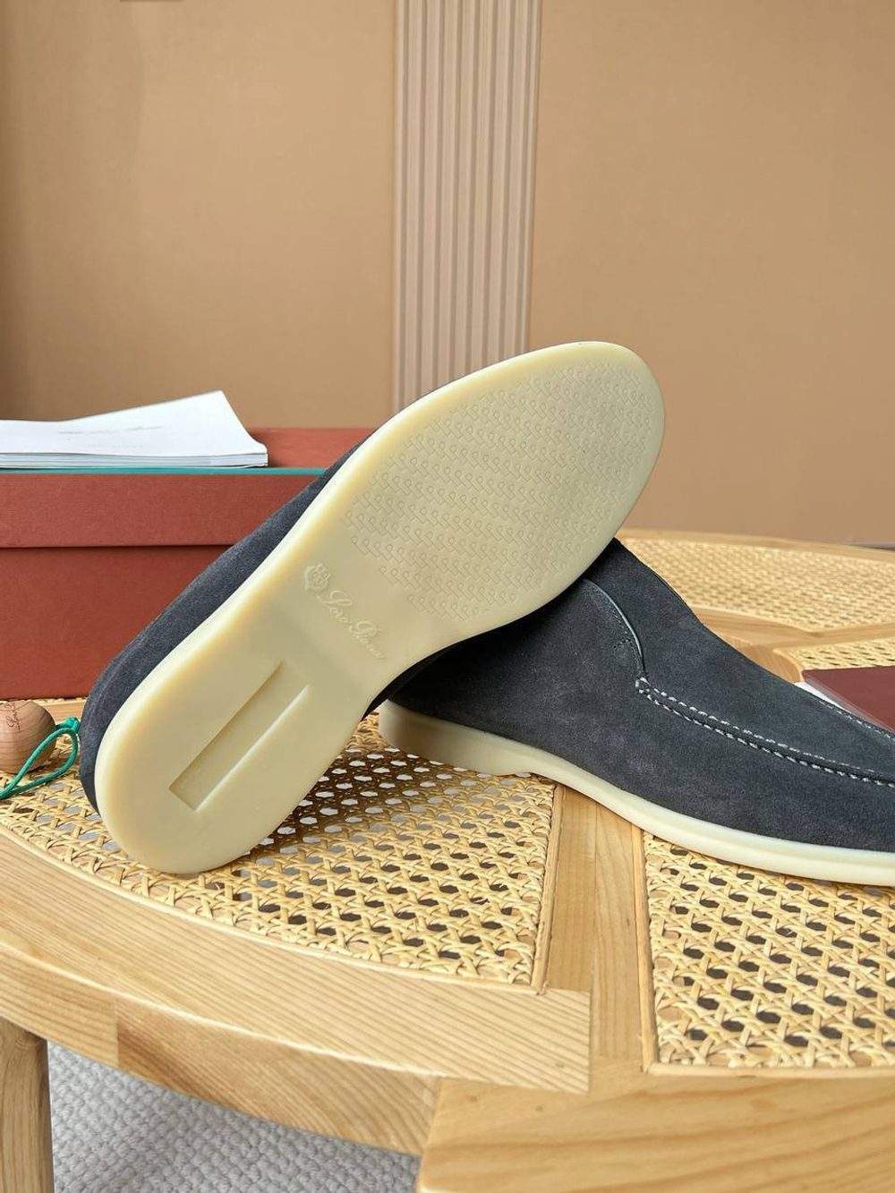 Высокие лоферы Loro Piana