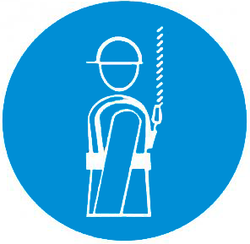 M09 "Работать в страховочном поясе"