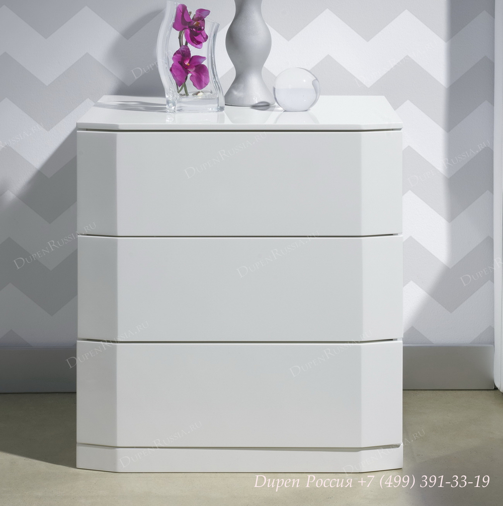 Тумба прикроватная DUPEN M-112 белая