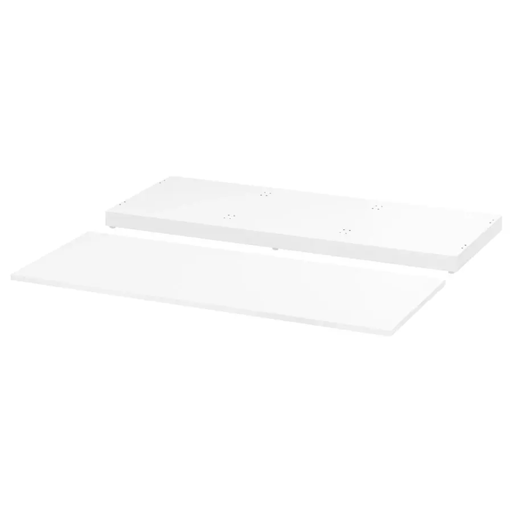 Столешница и цоколь - IKEA NORDLI/НОРДЛИ ИКЕА, 120х47х8 см, белый