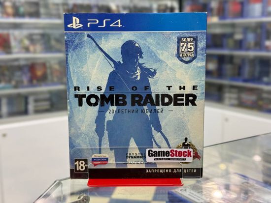 PS4 Rise of the Tomb Raider: 20 Year Celebration Б/У CUSA-05716 (Полностью на русском языке)