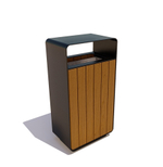 Урна «Город», сосна, тик