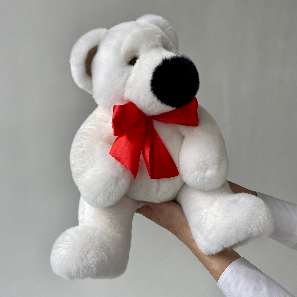 мягкий меховой мишка