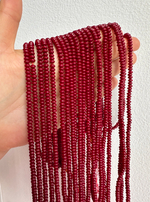 "Жемчуг" 4,5мм, "Майорка. Имитация", рондель (винный цвет)