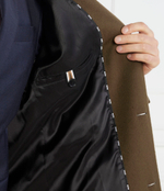 Хлопковое пальто h-hyde-c-224 BOSS BLACK - коричневый(50485199)