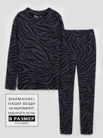 Черный костюм для девочки осенний