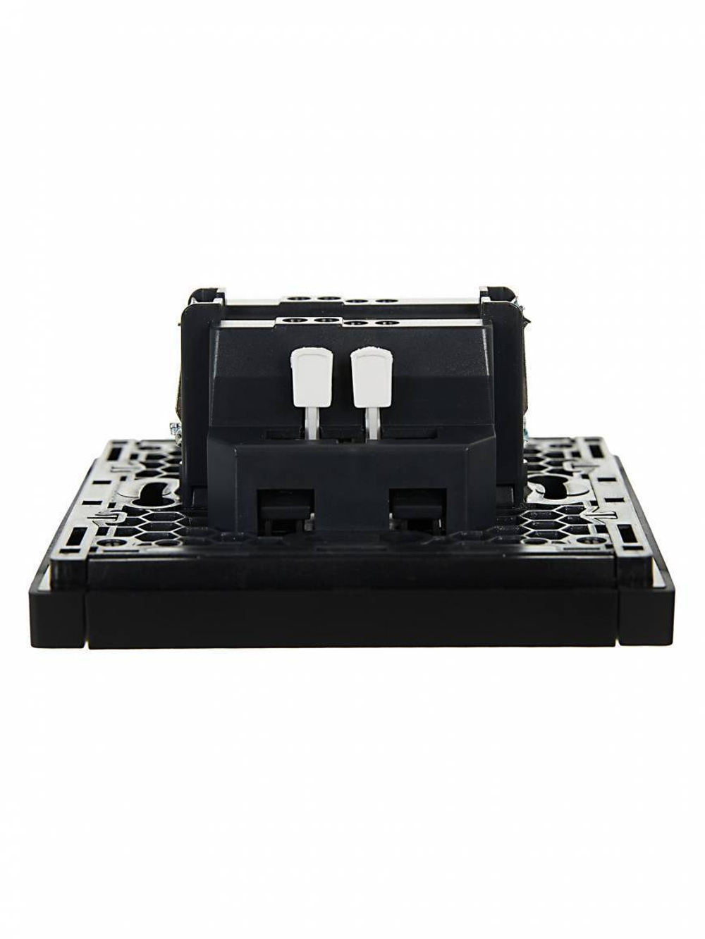 FORTE&PIANO Выключатель 1-клавишный проходной 10А FP103 черный IEK