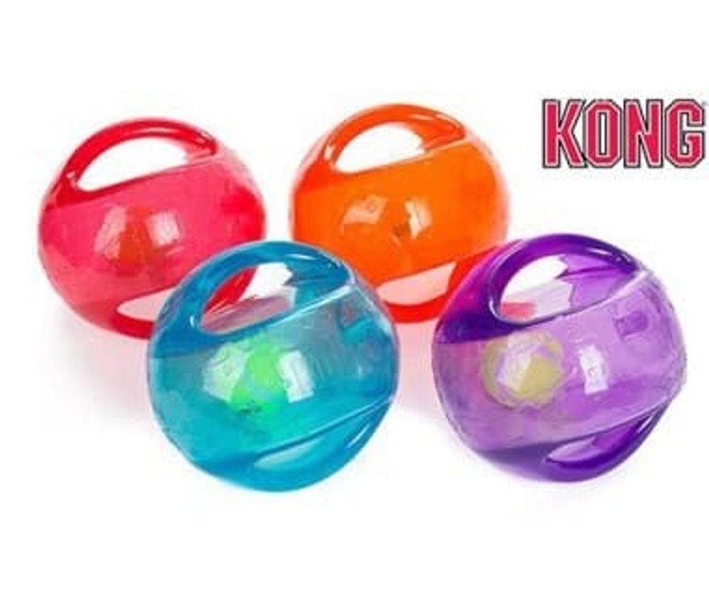 Kong игрушка для собак Джумблер Мячик 14 см средние и крупные породы, синтетическая резина