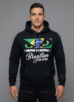 Толстовка Bad Boy World BJJ  черная демисезон