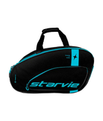 Сумка для падел Starvie Racing Drax Black-Blue 2025, термокарманы и премиальный дизайн