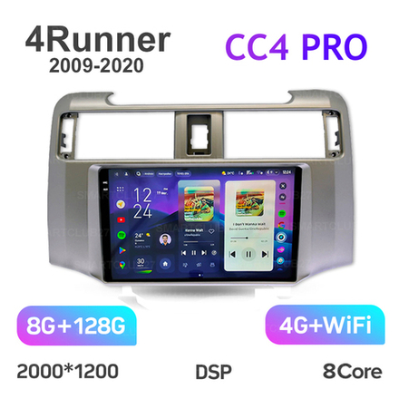 Teyes CC4 Pro 9" для Toyota 4Runner 2009-2020