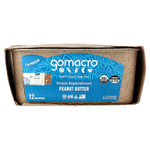 GoMacro, MacroBar®, протеиновый батончик, арахисовая паста, 12 батончиков, 65 г (2,3 унции) каждый