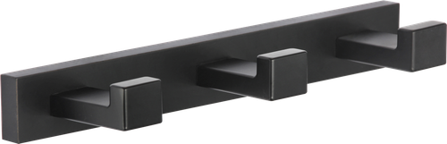 88053-C П/держатель 3 крючка (ЧЕРНЫЙ) GANZER (20/1шт)