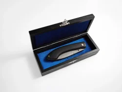 Складной нож "Пеликан", сталь Х12МФ, рукоять черный мореный граб